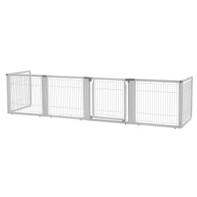 Richell Convertible Elite 6 Panel Pet Gate Richell Convertible Elite 6 Panel Pet Gate
